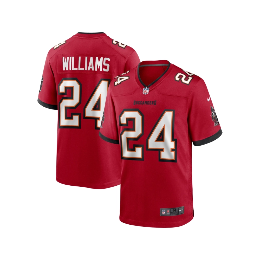 Mens Tampa Bay Buccaneers Cadillac Williams Red Game Retired Player Jersey