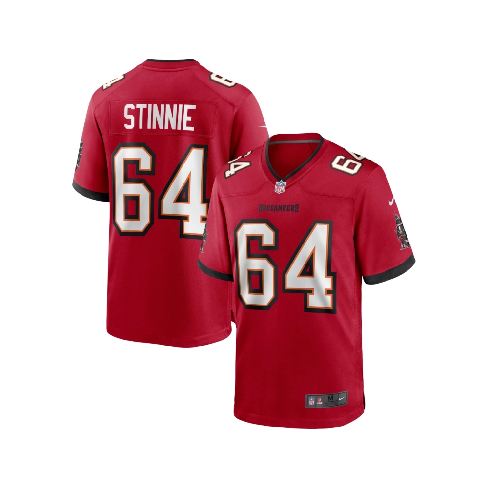 Mens Tampa Bay Buccaneers Aaron Stinnie Red Game Jersey