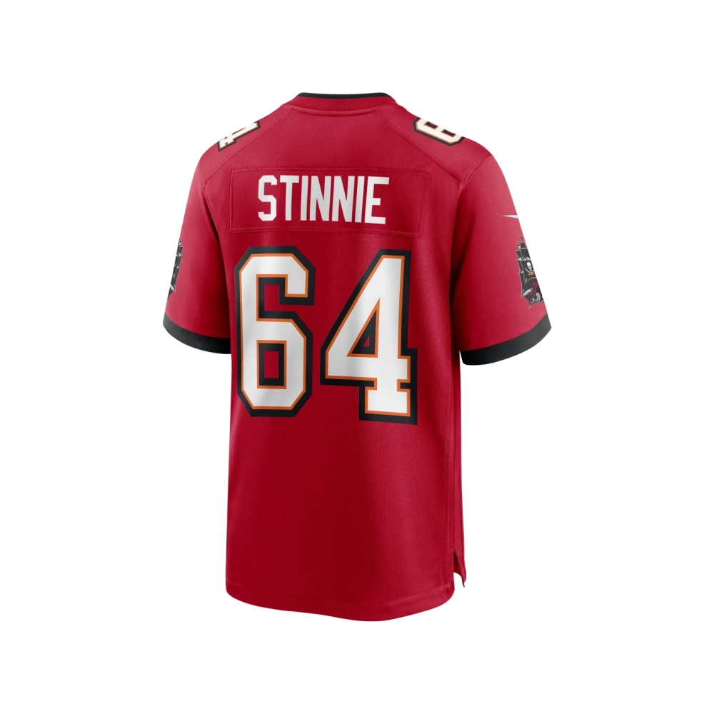 Mens Tampa Bay Buccaneers Aaron Stinnie Red Game Jersey
