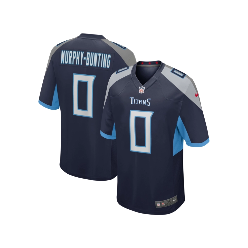 Mens Tennessee Titans Sean Murphy-Bunting Navy Game Player Jersey