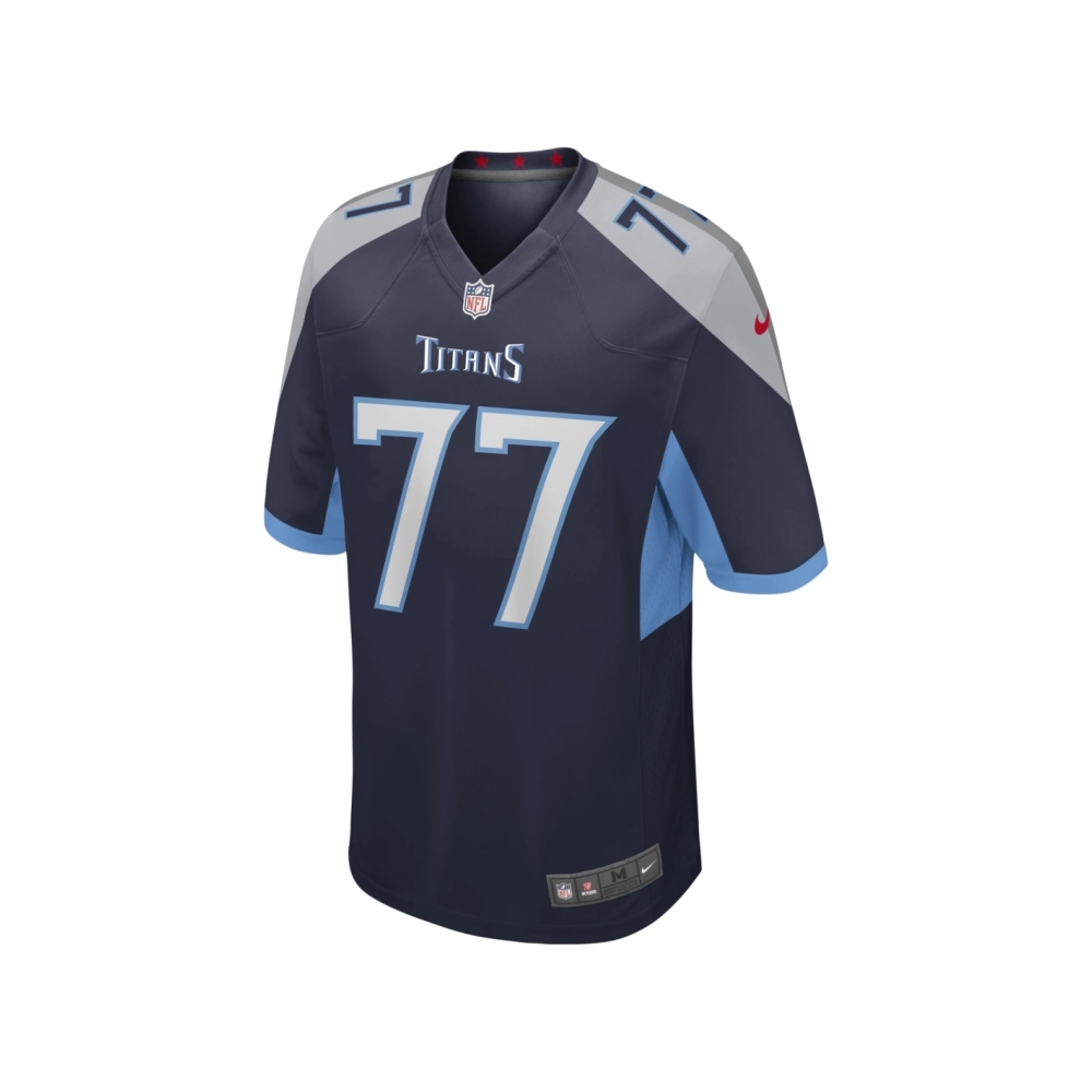 Mens Tennessee Titans Peter Skoronski Navy 2023 NFL Draft First Round Pick Game Jersey