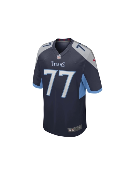 Mens Tennessee Titans Peter Skoronski Navy 2023 NFL Draft First Round Pick Game Jersey