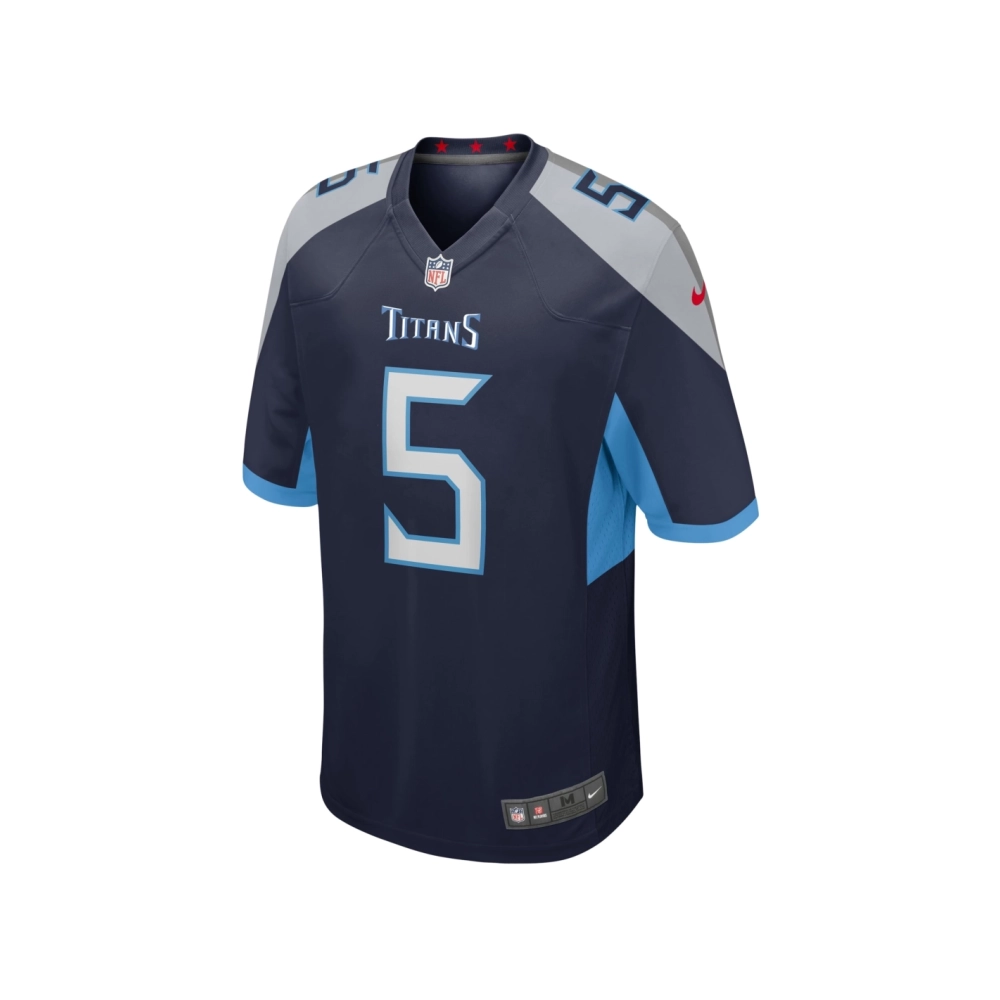 Mens Tennessee Titans Kearis Jackson Navy Team Game Jersey