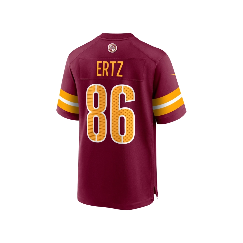 Mens Washington Commanders Zach Ertz Burgundy Game Jersey