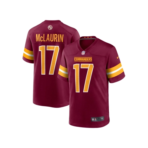 Mens Washington Commanders Terry McLaurin Burgundy Player Game Jersey