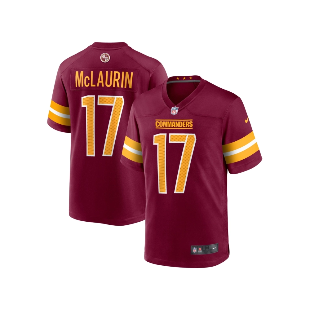 Mens Washington Commanders Terry McLaurin Burgundy Player Game Jersey