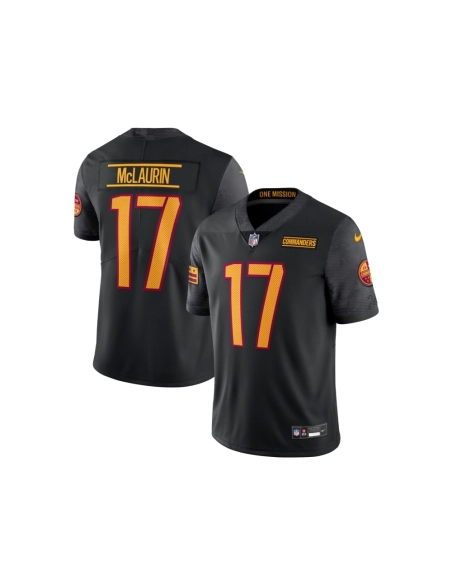 Mens Washington Commanders Terry McLaurin Black Alternate Vapor Untouchable Limited Jersey
