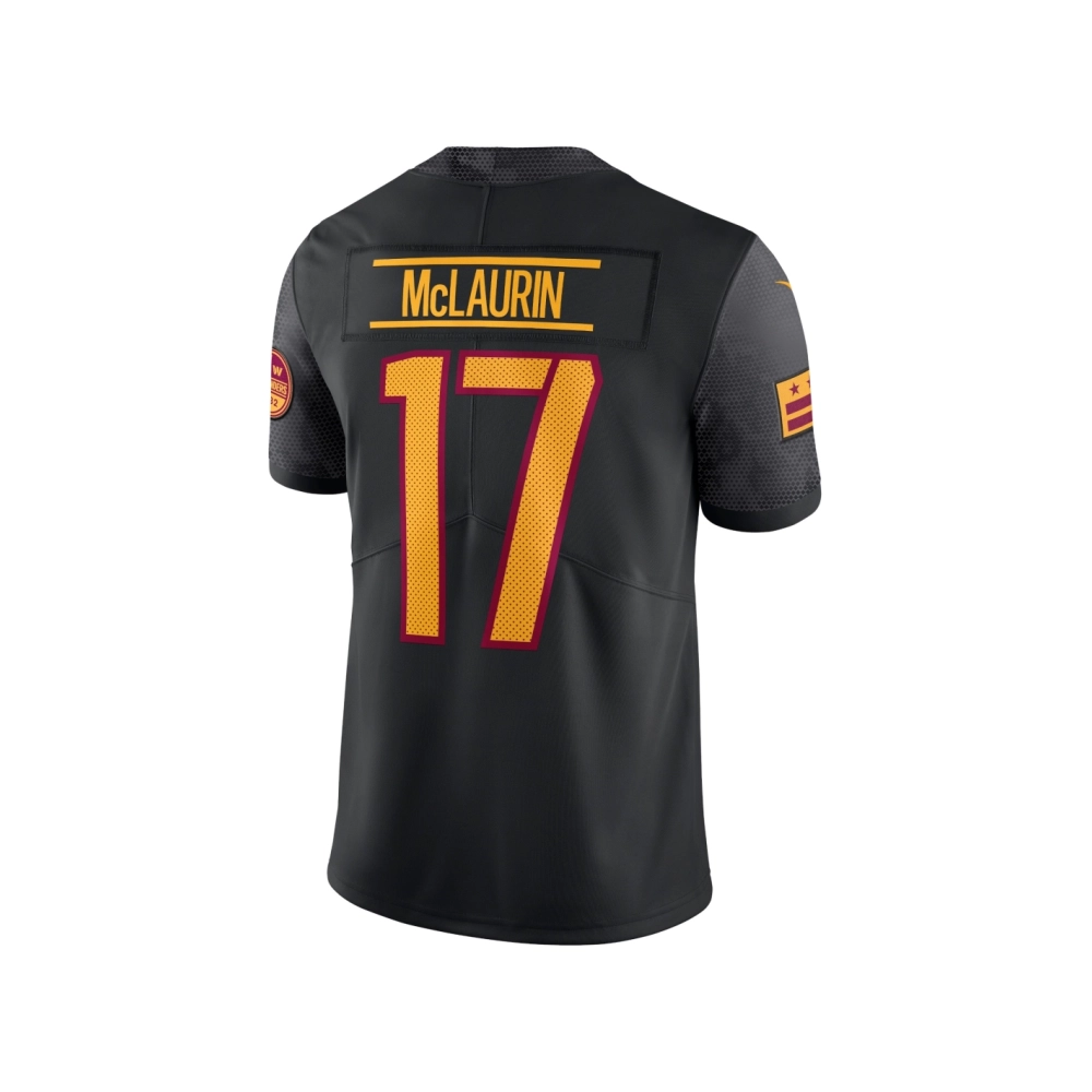 Mens Washington Commanders Terry McLaurin Black Alternate Vapor Untouchable Limited Jersey