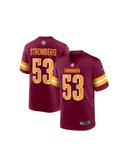 Mens Washington Commanders Ricky Stromberg Burgundy Team Game Jersey