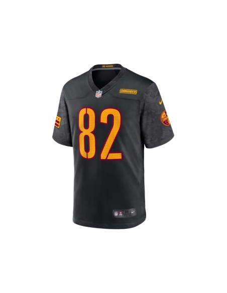 Mens Washington Commanders Logan Thomas Black Alternate Game Player Jersey