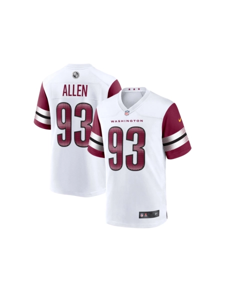 Mens Washington Commanders Jonathan Allen White Game Jersey