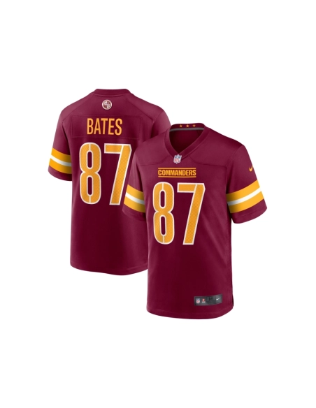 Mens Washington Commanders John Bates Burgundy Game Jersey