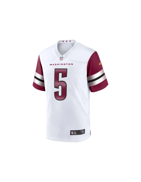Mens Washington Commanders Jayden Daniels White 2024 NFL Draft First Round Pick Player Game Jersey