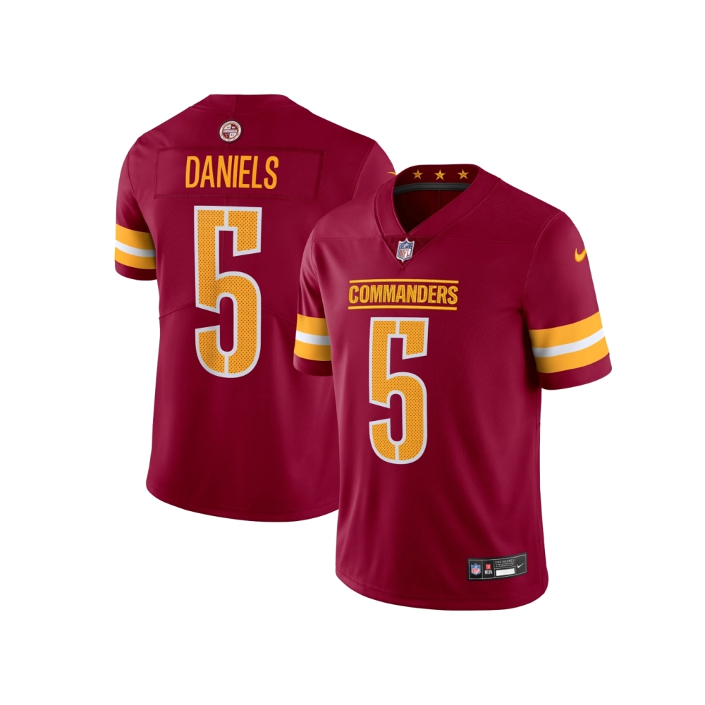 Mens Washington Commanders Jayden Daniels Burgundy Vapor Untouchable Limited Jersey