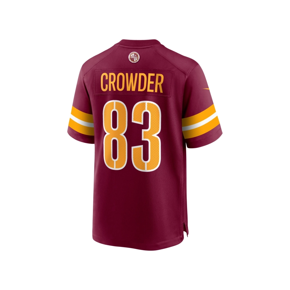 Mens Washington Commanders Jamison Crowder Burgundy Game Jersey