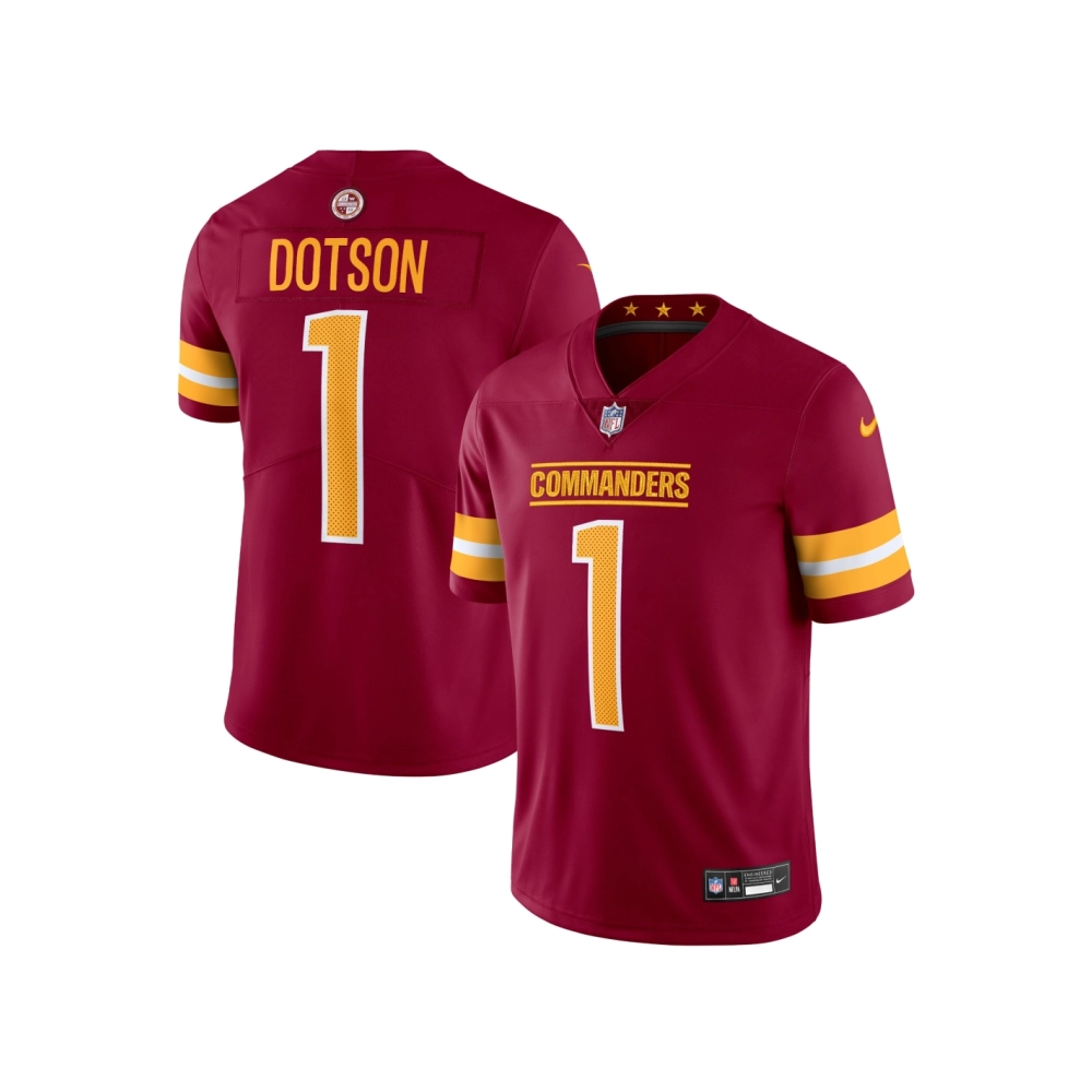 Mens Washington Commanders Jahan Dotson Burgundy Vapor Untouchable Limited Jersey