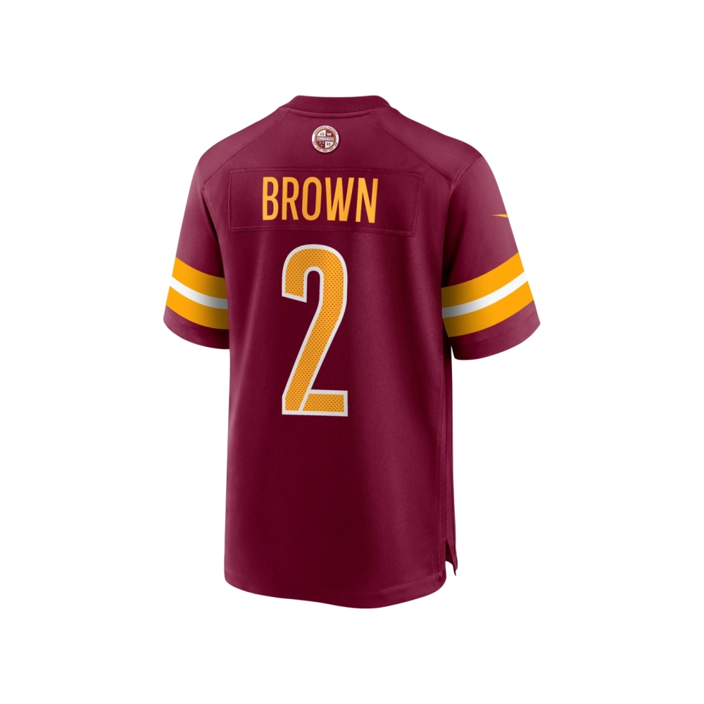 Mens Washington Commanders Dyami Brown Burgundy Player Game Jersey