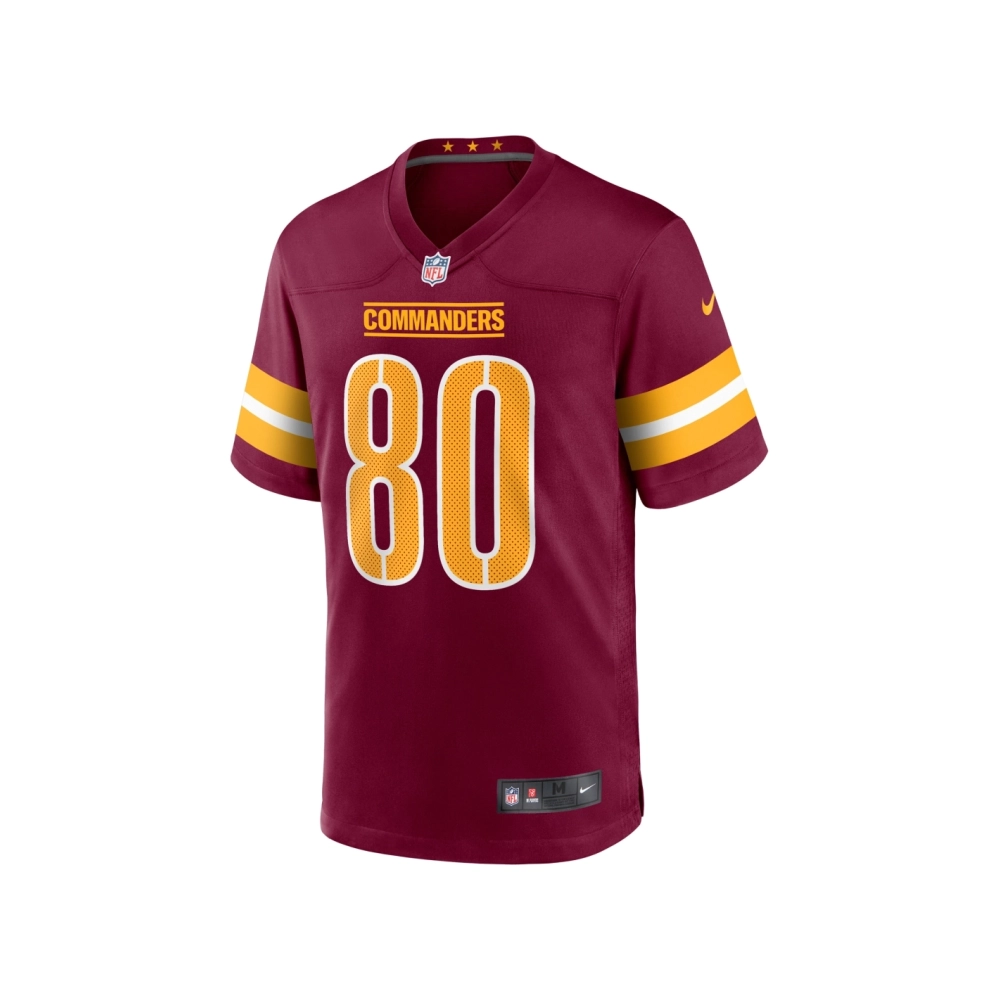 Mens Washington Commanders Curtis Hodges Burgundy Game Player Jersey