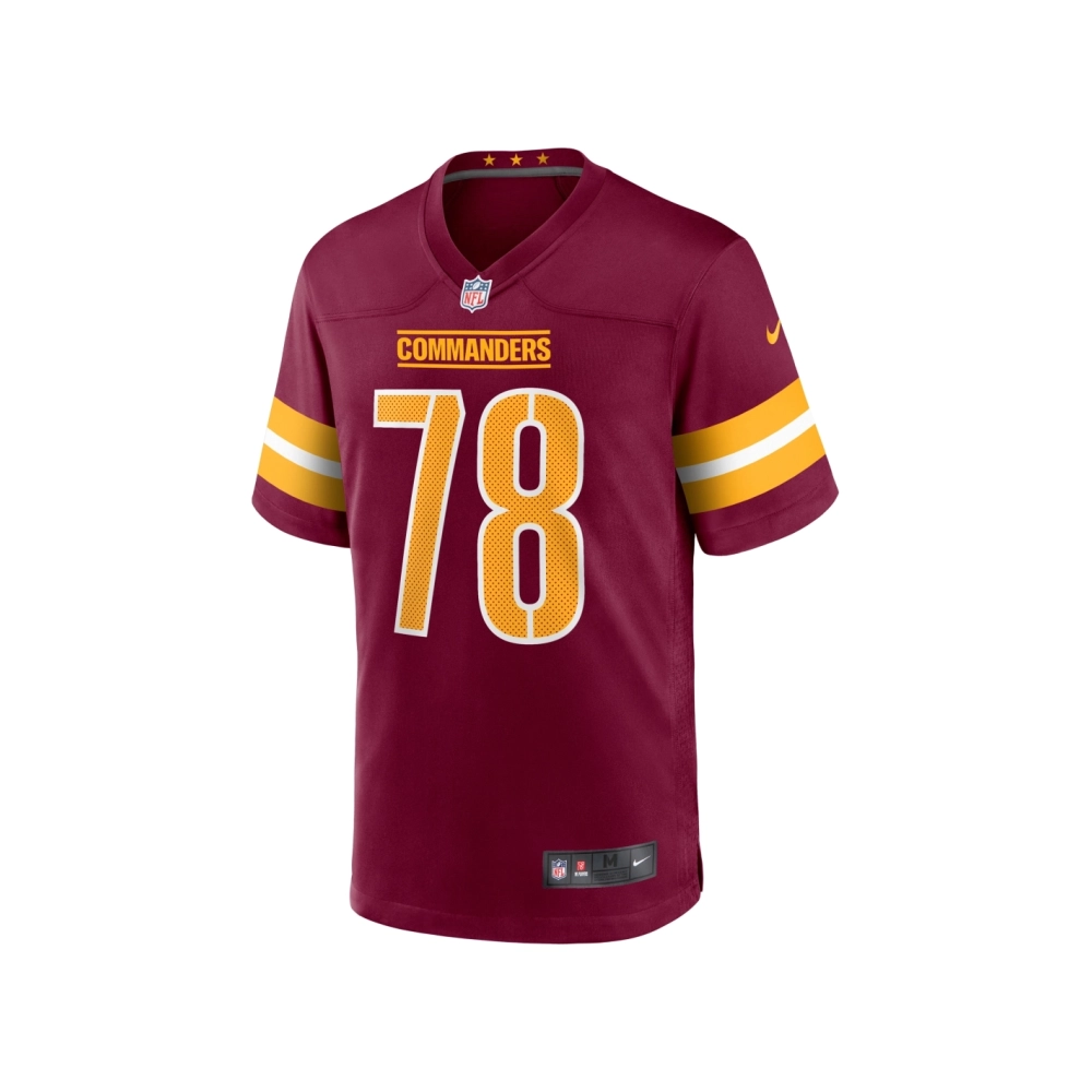 Mens Washington Commanders Cornelius Lucas Burgundy Game Jersey