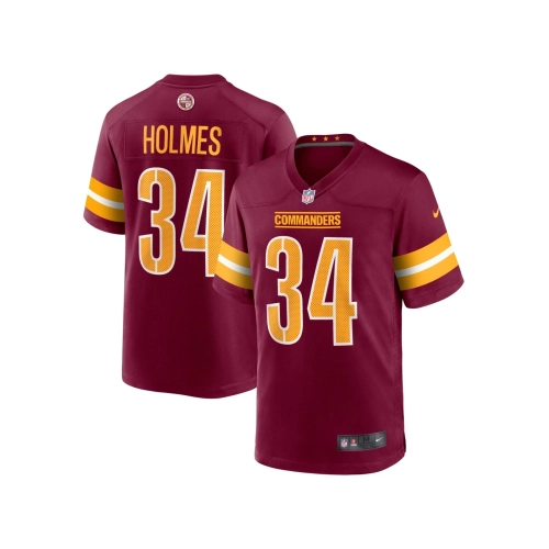 Mens Washington Commanders Christian Holmes Burgundy Player Game Jersey