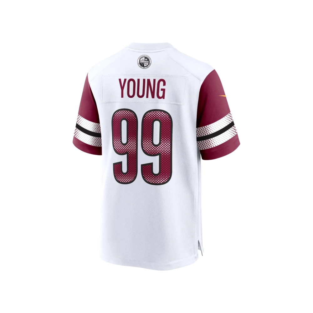 Mens Washington Commanders Chase Young White Game Jersey