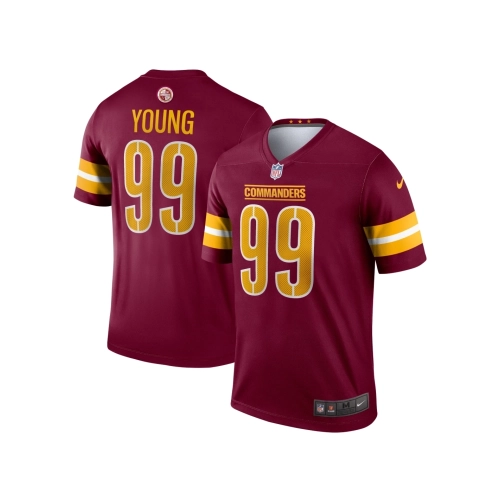 Mens Washington Commanders Chase Young Burgundy Legend Jersey