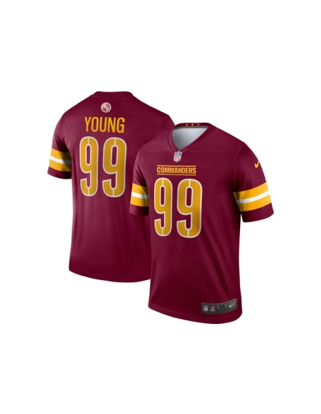 Mens Washington Commanders Chase Young Burgundy Legend Jersey