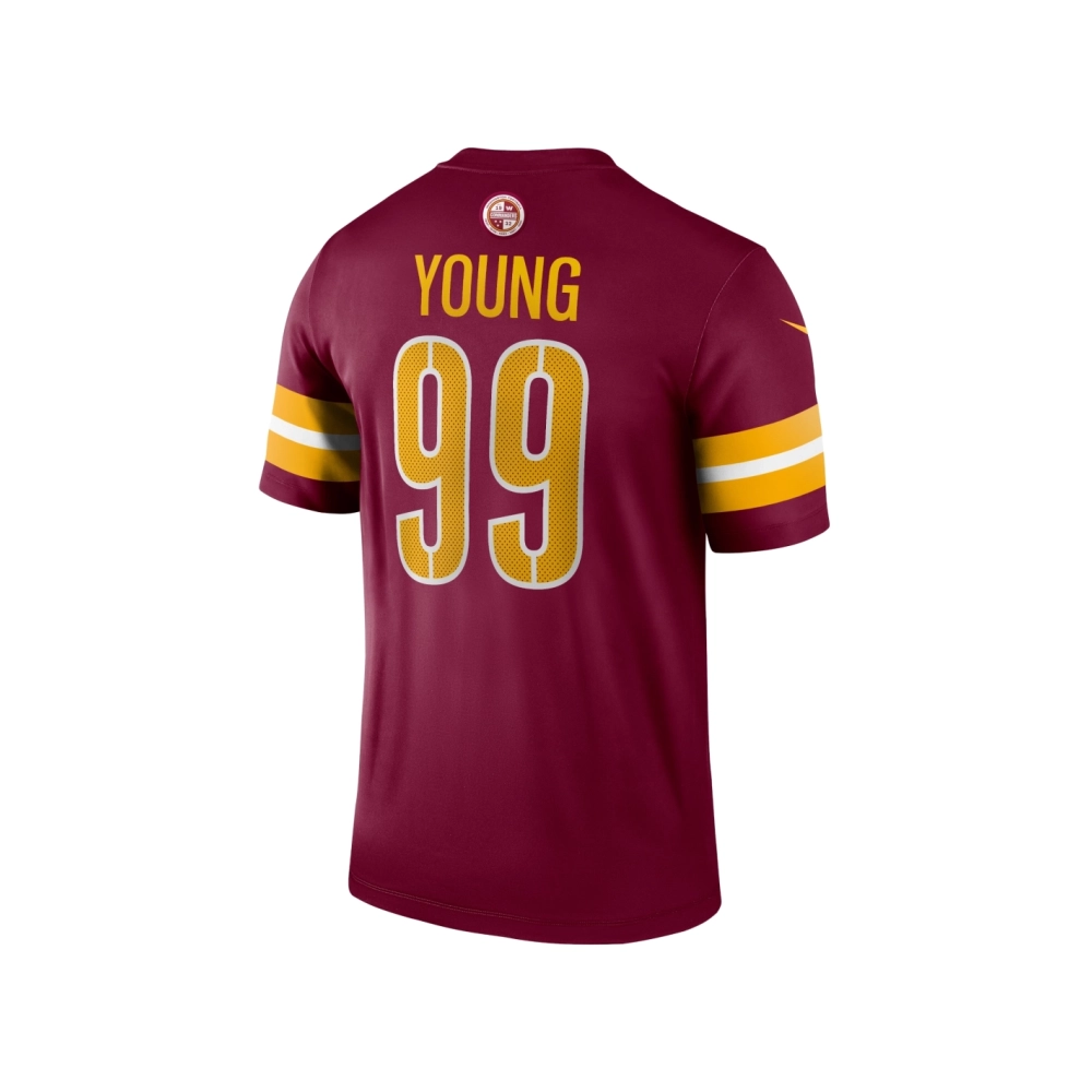 Mens Washington Commanders Chase Young Burgundy Legend Jersey