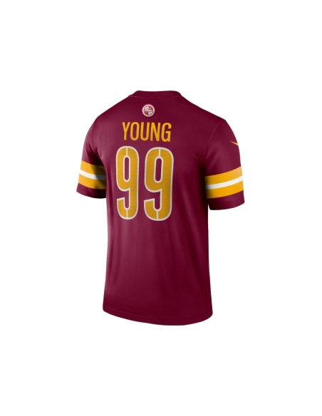 Mens Washington Commanders Chase Young Burgundy Legend Jersey