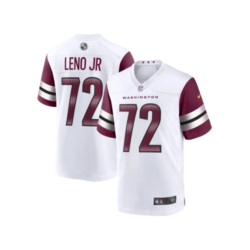 Mens Washington Commanders Charles Leno Jr. White Away Game Player Jersey