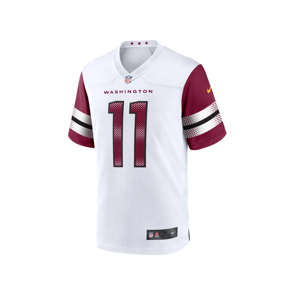 Mens Washington Commanders Carson Wentz White Game Jersey