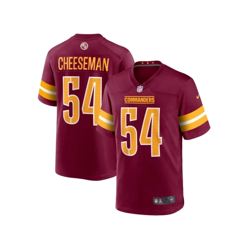 Mens Washington Commanders Camaron Cheeseman Burgundy Game Jersey