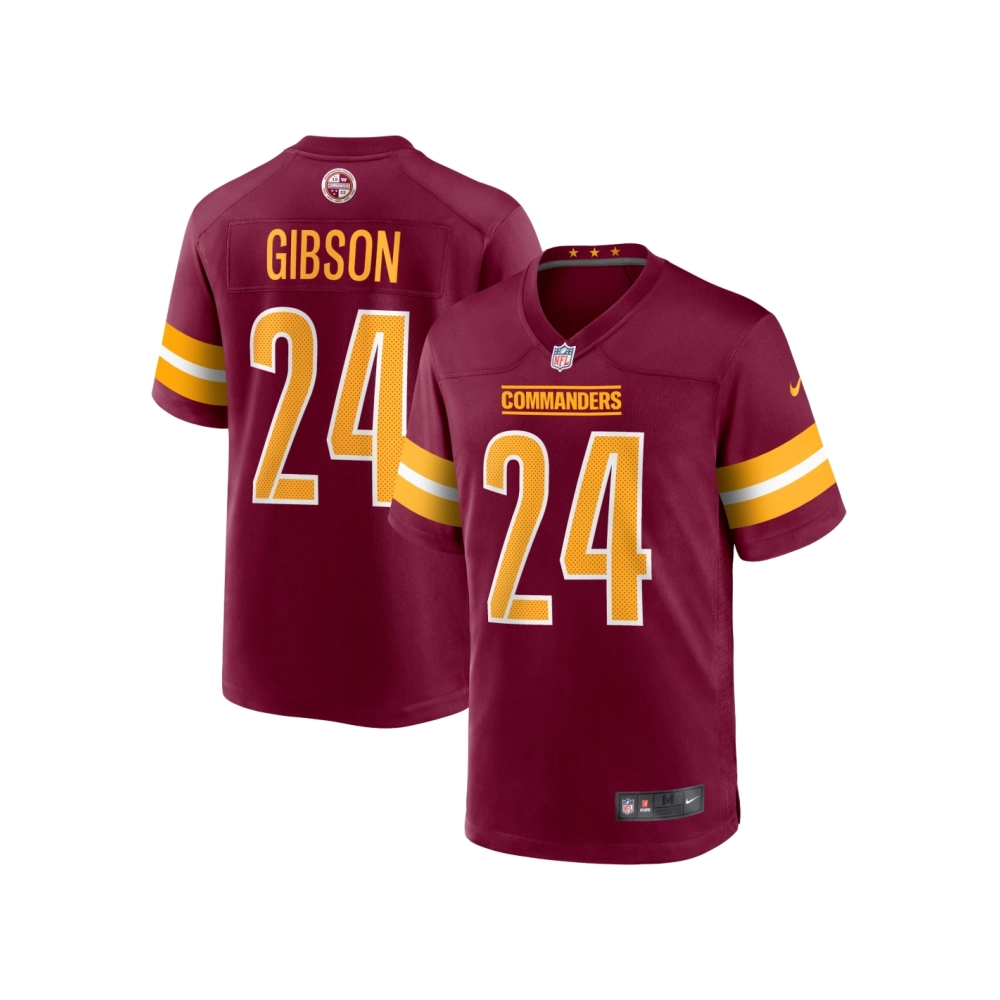 Mens Washington Commanders Antonio Gibson Burgundy Game Jersey