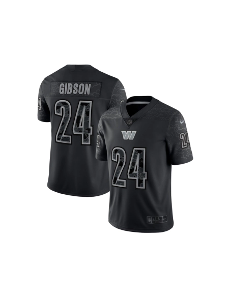 Mens Washington Commanders Antonio Gibson Black RFLCTV Limited Jersey