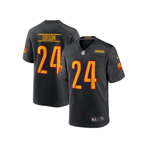 Mens Washington Commanders Antonio Gibson Black Alternate Game Player Jersey