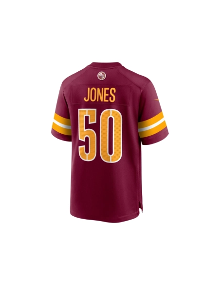 Mens Washington Commanders Andre Jones Jr. Burgundy Team Game Jersey