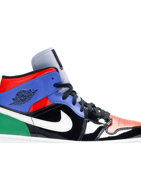 AIR JORDAN 1 MID SE MULTI PATENT CV5276 001,AIR JORDAN 1 MID,Air Jordan