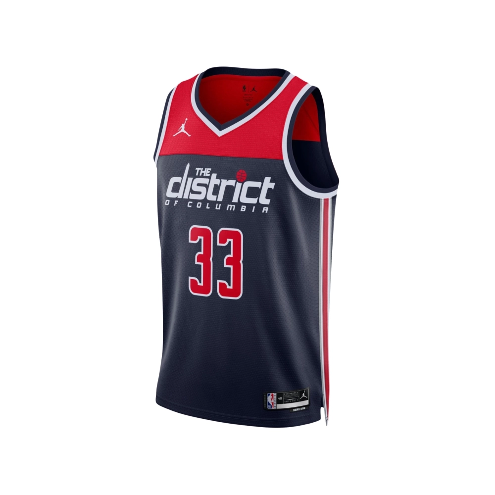 Unisex Washington Wizards Kyle Kuzma Navy Swingman Jersey - Statement Edition