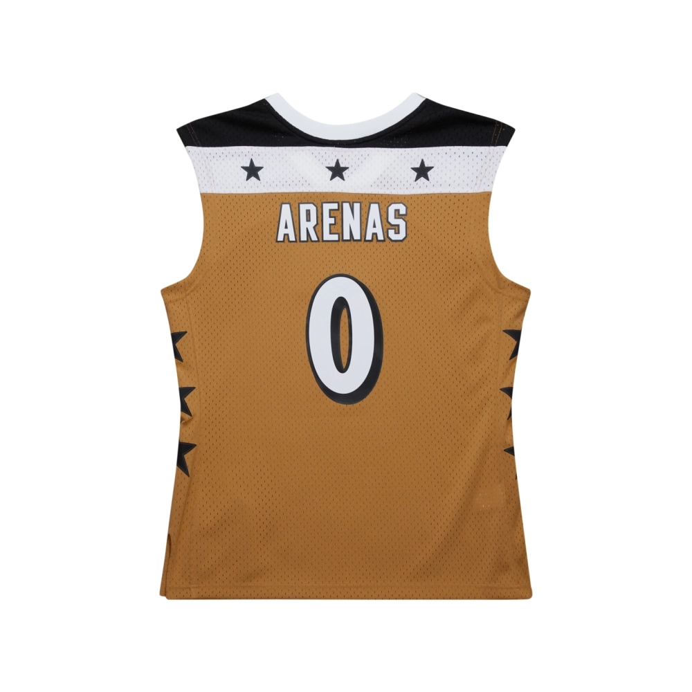 Mens Washington Wizards Gilbert Arenas Gold 2006/07 Hardwood Classics Swingman Jersey