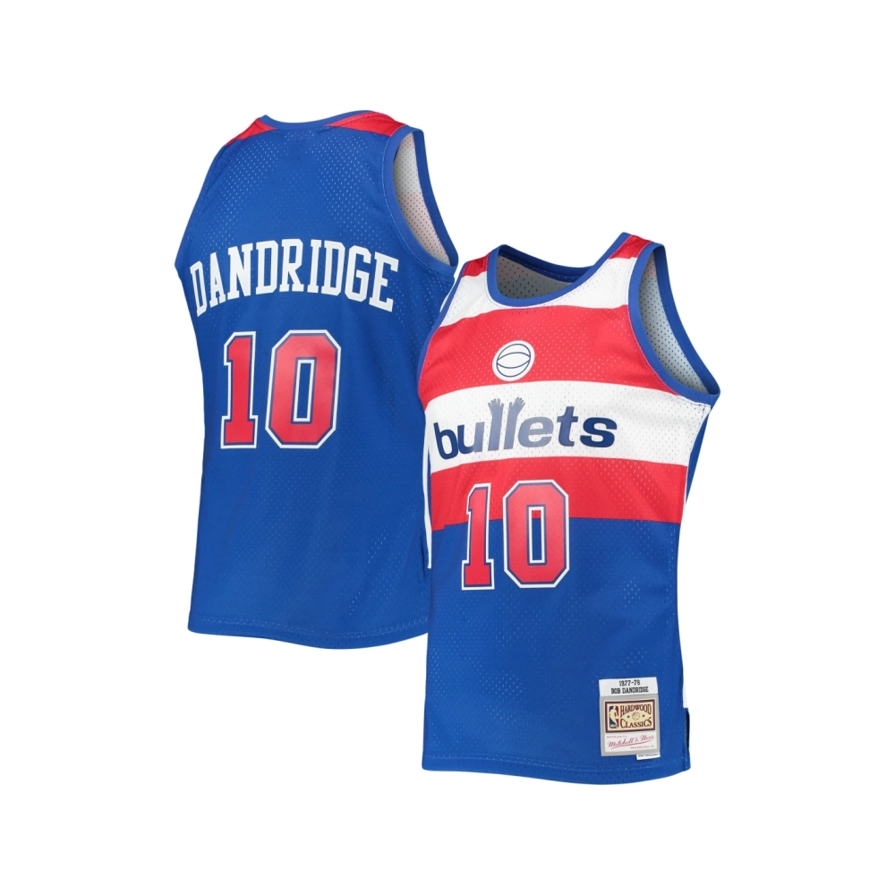 Mens Washington Bullets Bob Dandridge Blue 1977/78 Hardwood Classics Swingman Jersey