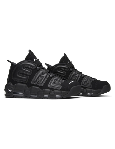 Supreme x Air More Uptempo Black,NIKE AIR MORE UPTEMPO