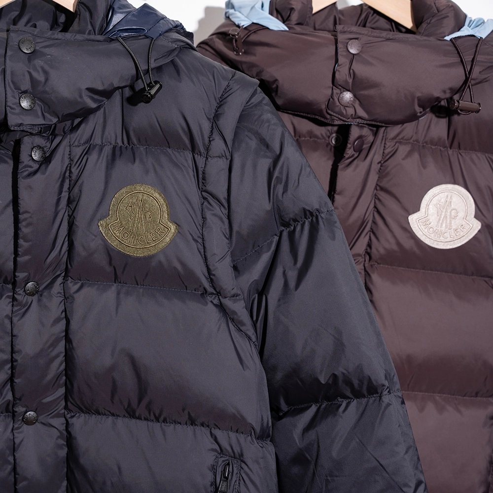 Moncler Cyclone 2-in-1 Hooded Short Down Jacket,Moncler