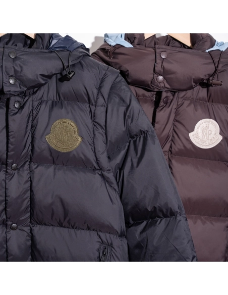 Moncler Cyclone 2-in-1 Hooded Short Down Jacket,Moncler