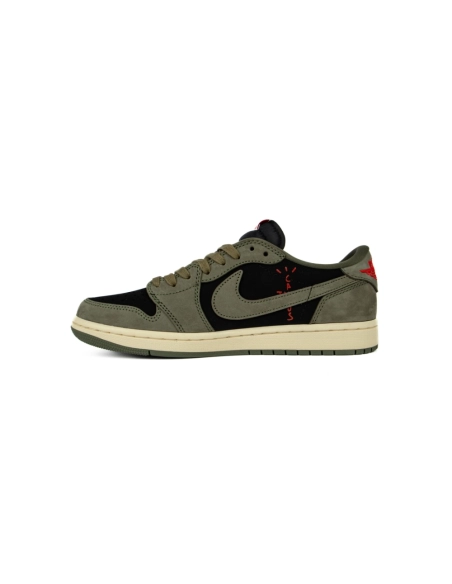 Travis Scott x Air Jordan 1 Low OG SP Black Olive DM7866-002,AIR JORDAN 1 LOW,Air Jordan