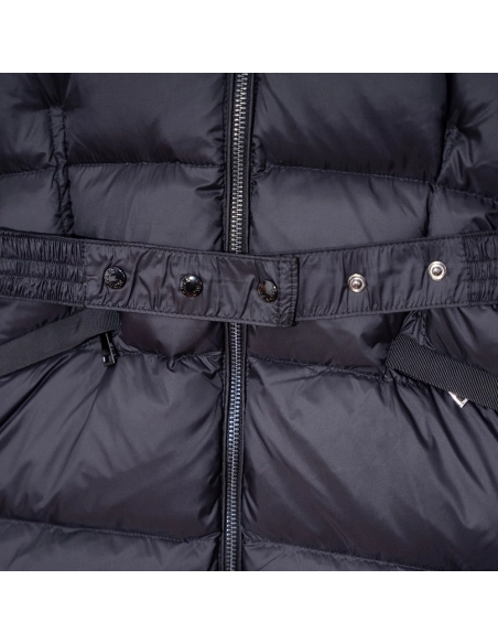 Moncler Boed hooded lambswool trim short down jacket,Moncler