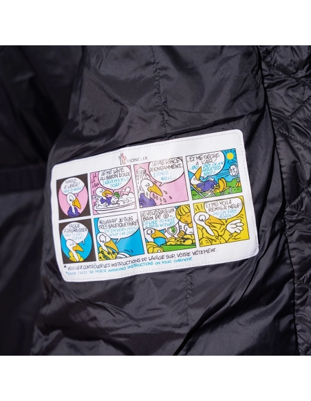 Moncler Boed hooded lambswool trim short down jacket,Moncler