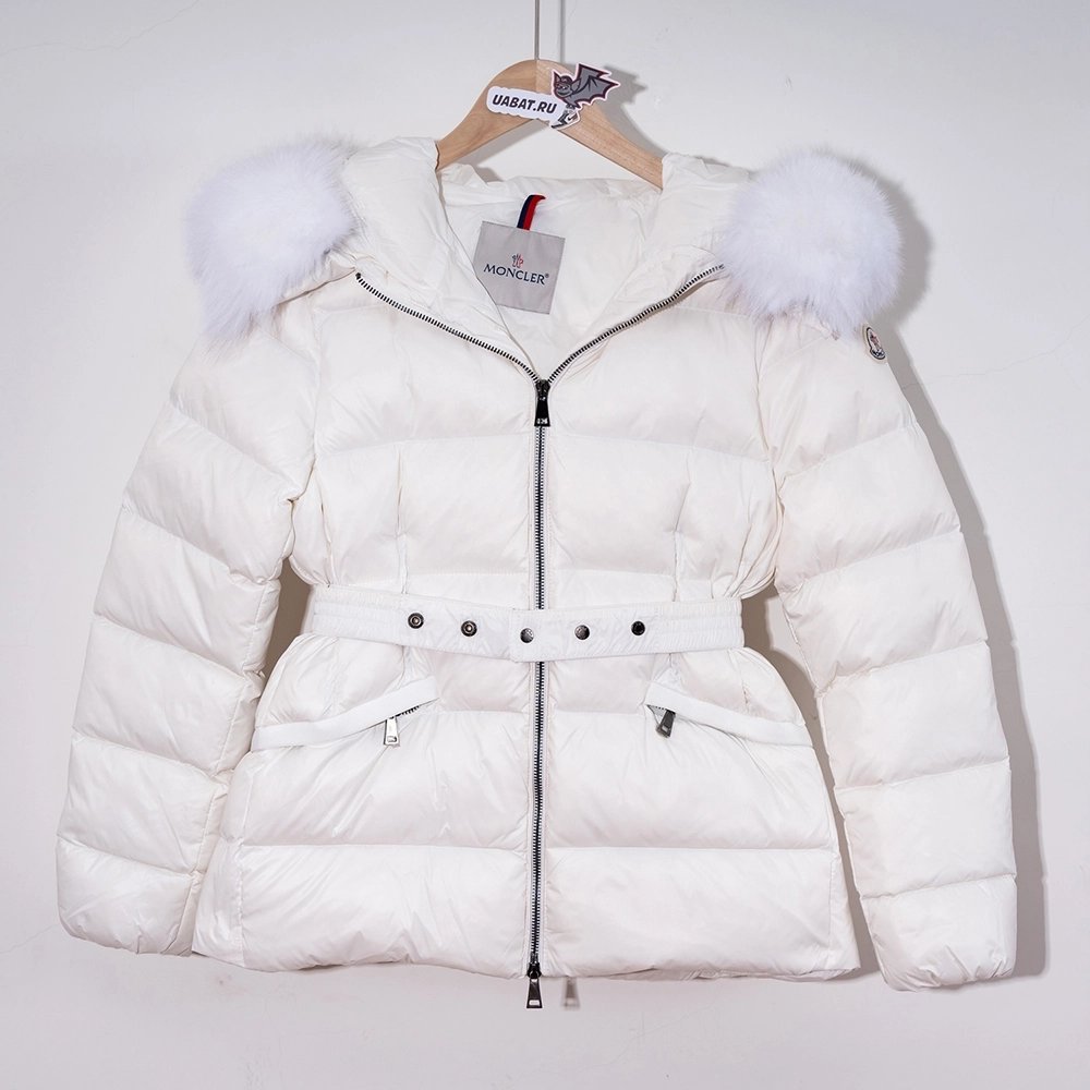 Moncler Boed hooded lambswool trim short down jacket,Moncler