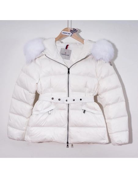 Moncler Boed hooded lambswool trim short down jacket,Moncler