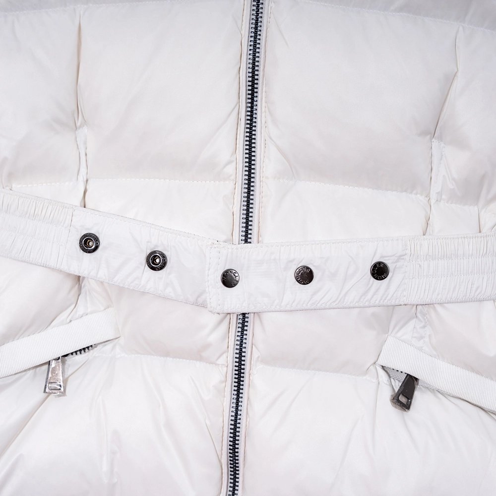 Moncler Boed hooded lambswool trim short down jacket,Moncler