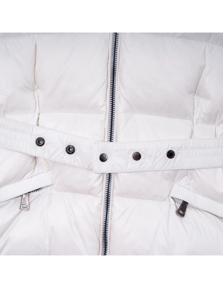 Moncler Boed hooded lambswool trim short down jacket,Moncler